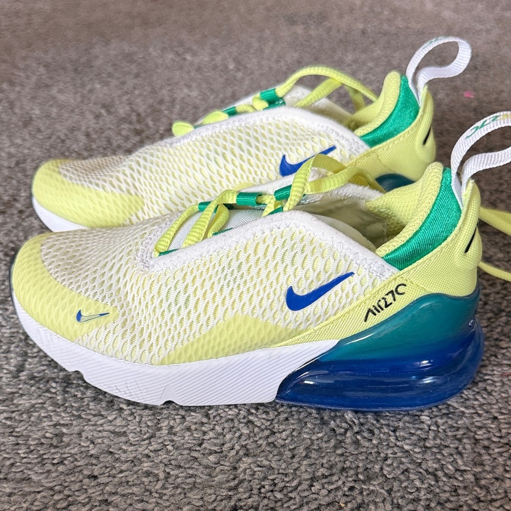 Nike Kids Sneakers in Yellow and Blue